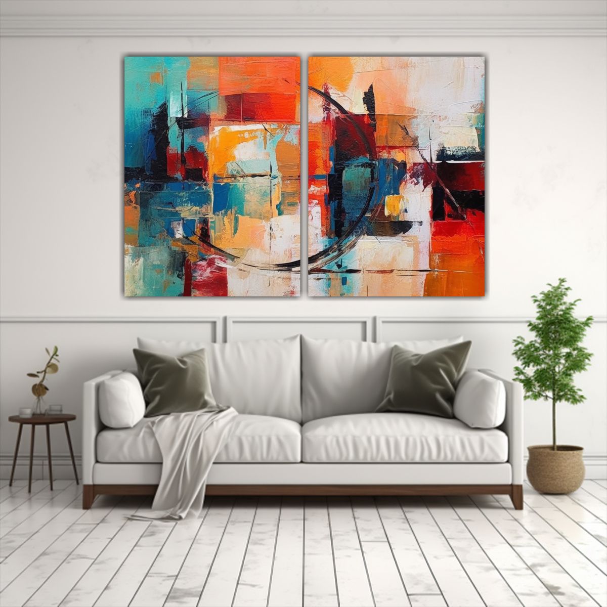 GENERICO - Análisis De Efectos Del Color En Pinturas 80x50 Cm