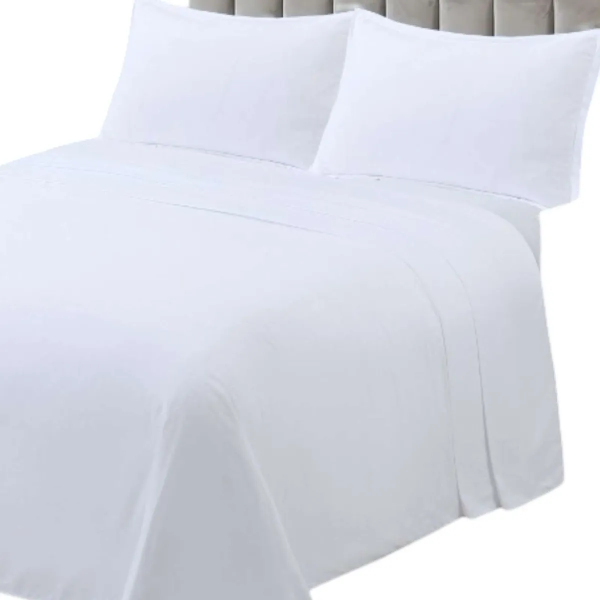 GENERICO - JUEGO DE SABANA DE GENERO 2 PLAZA BLANCO