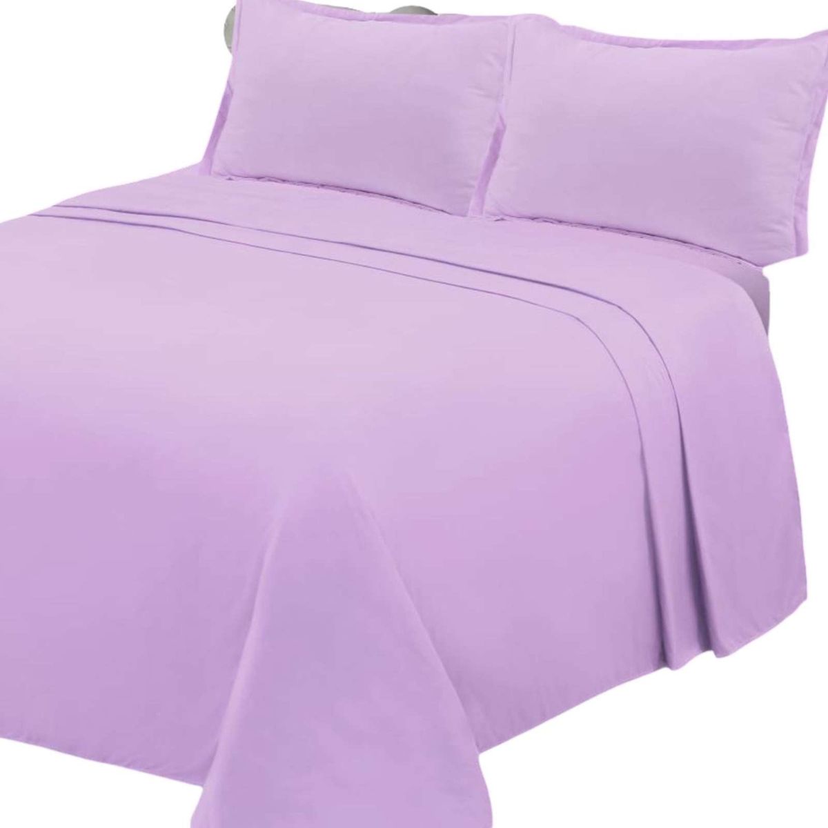 GENERICO - JUEGO DE SABANA DE GENERO 2 PLAZA LILA