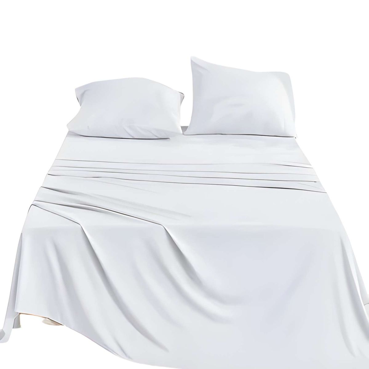 GENERICO - SABANA 2 PLAZAS 200 HILOS BLANCO