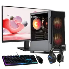 HYPERPC - PC GAMER + MONITOR 24 + Perif: AMD RYZEN 5 9600X 32Gb DDR5 1Tb Radeon Graphics