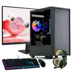 HYPERPC - PC GAMER + MONITOR 24 + Perif: AMD RYZEN 5 9600X 16Gb DDR5 1Tb RTX 3050 6Gb