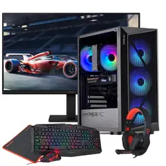 HYPERPC - PC GAMER + MONITOR 24 + Perif: AMD RYZEN 5 9600X 16Gb DDR5 1Tb RTX 5060 8Gb