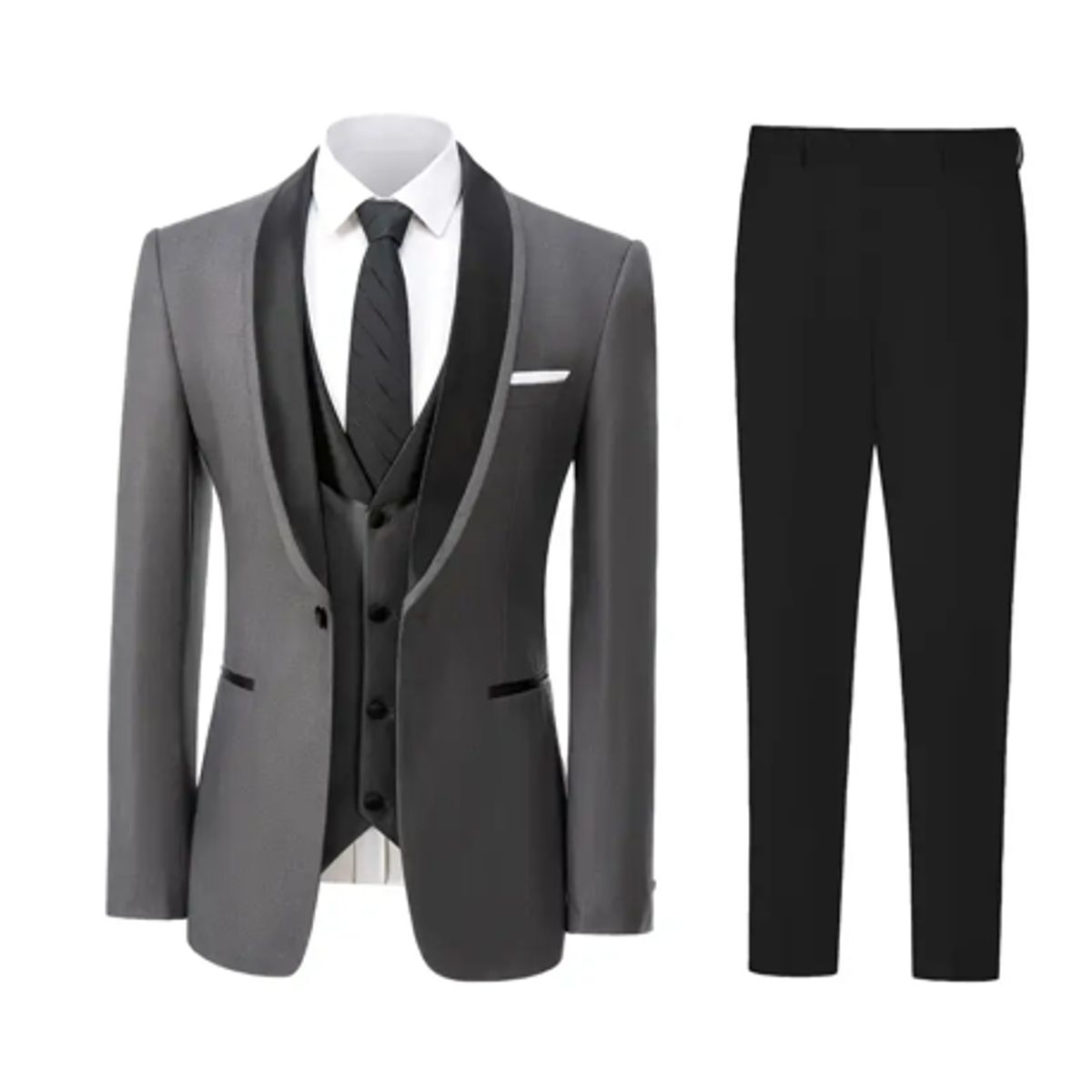 XPRESS RECHARGE - Pack x 3 Trajes 4P de Hombre por Mayor Elegancia para boda y eventos