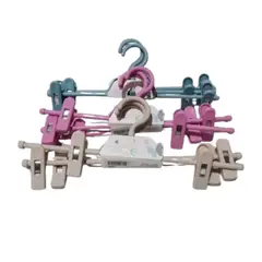 GENERICO - Kit 3 Colgador de Plástico para Niños 34 cm Gms