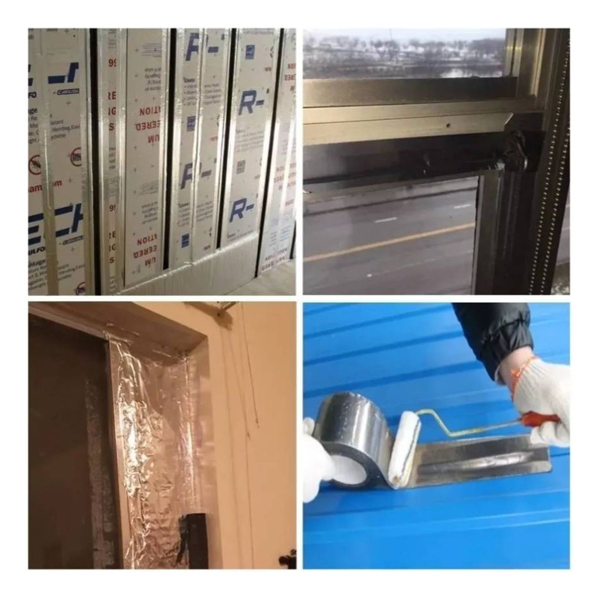 GENERICO - Cinta Adhesiva De Aluminio Lisa 48mm X 50 Metros