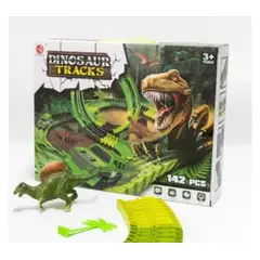 GENERICO - Pista De Carreras De Autos Diseños Dinosaurios