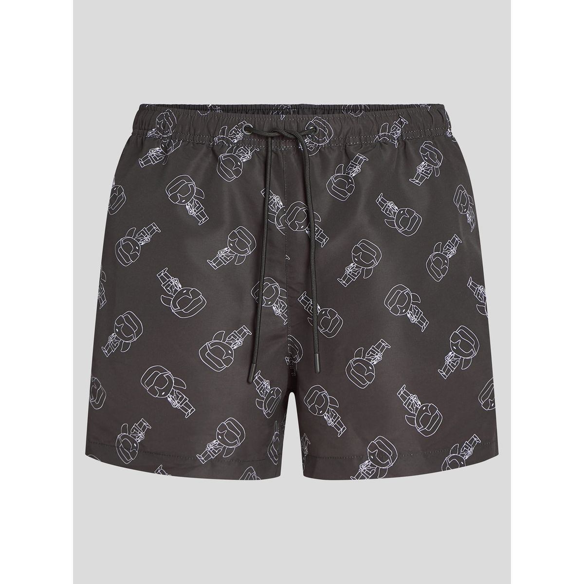 KARL LAGERFELD - Traje de baño corto con estampado IKON