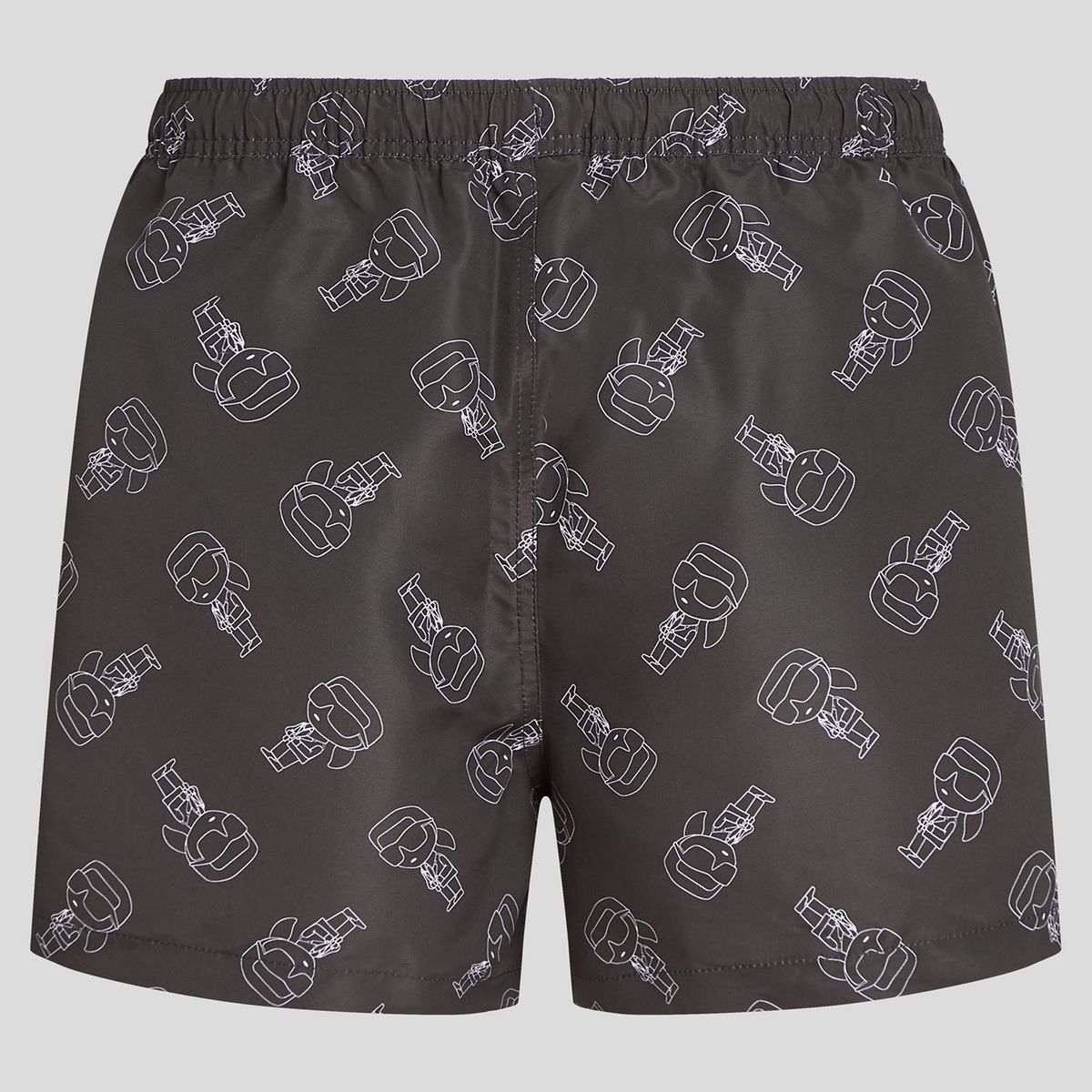 KARL LAGERFELD - Traje de baño corto con estampado IKON