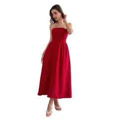BLWOENS - Vestido Mujer - Rojo