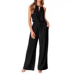 BLWOENS - Traje de verano para mujeres - 2 piezas - Negro
