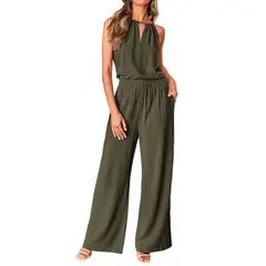 BLWOENS - Traje de verano para mujeres - 2 piezas - Verde