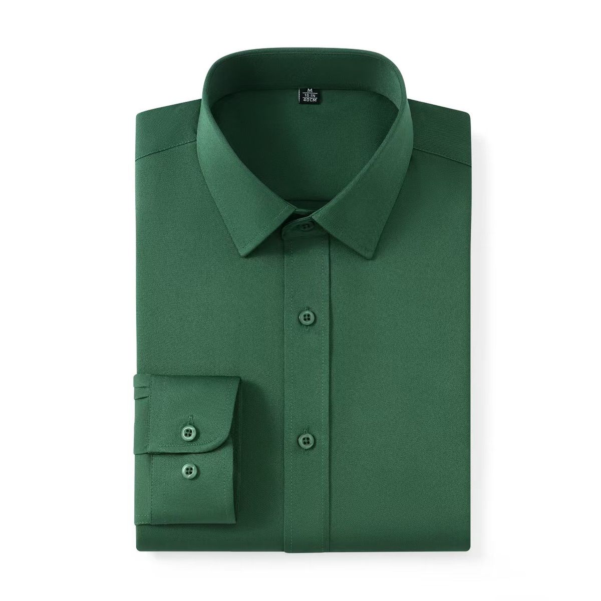 XPRESS RECHARGE - Pack x 6 Camisas Lisas de Hombre manga larga Tallas Surtidas por Mayor