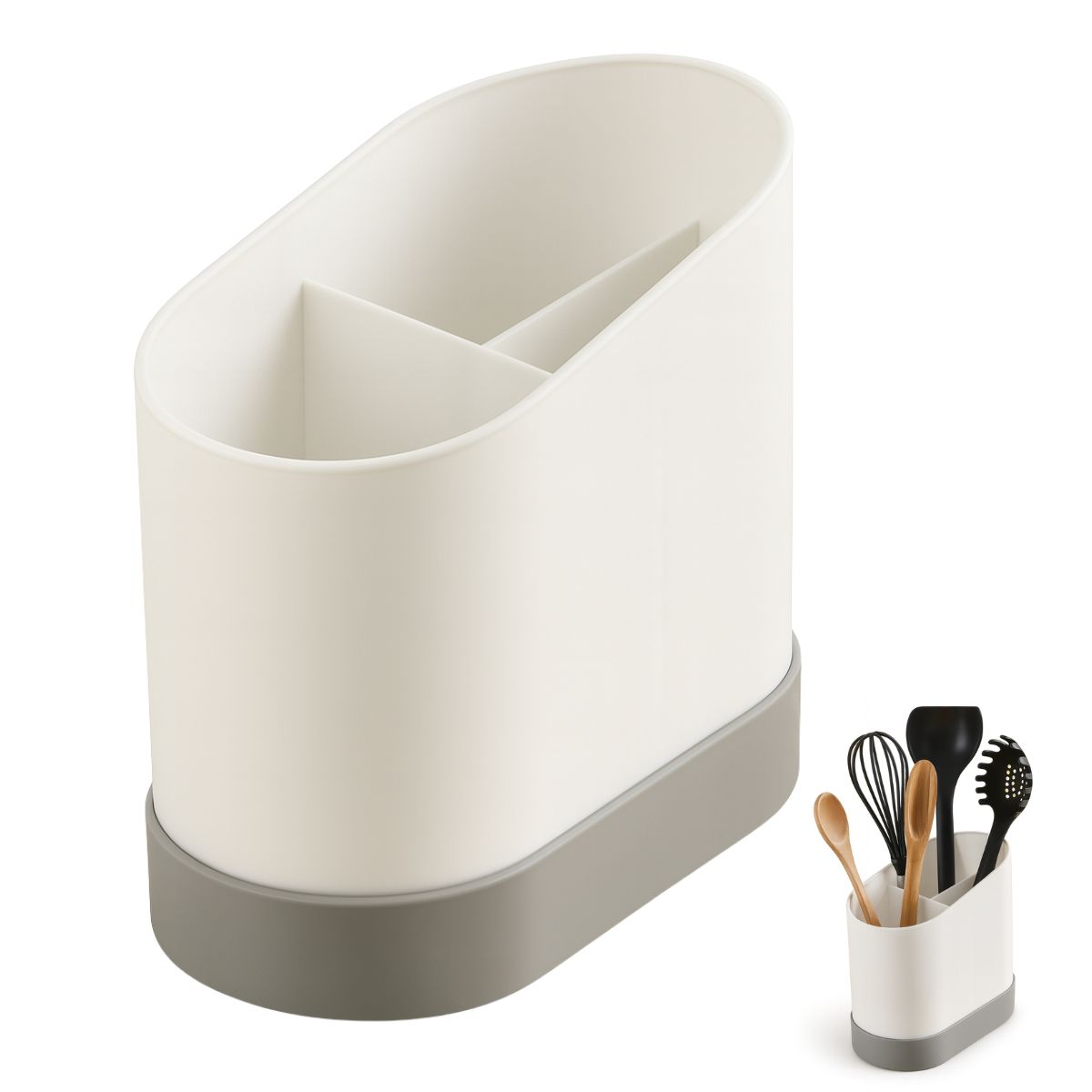 GENERICO - Organizador Escurridor Utensilios Cubiertos Cocina Multiuso