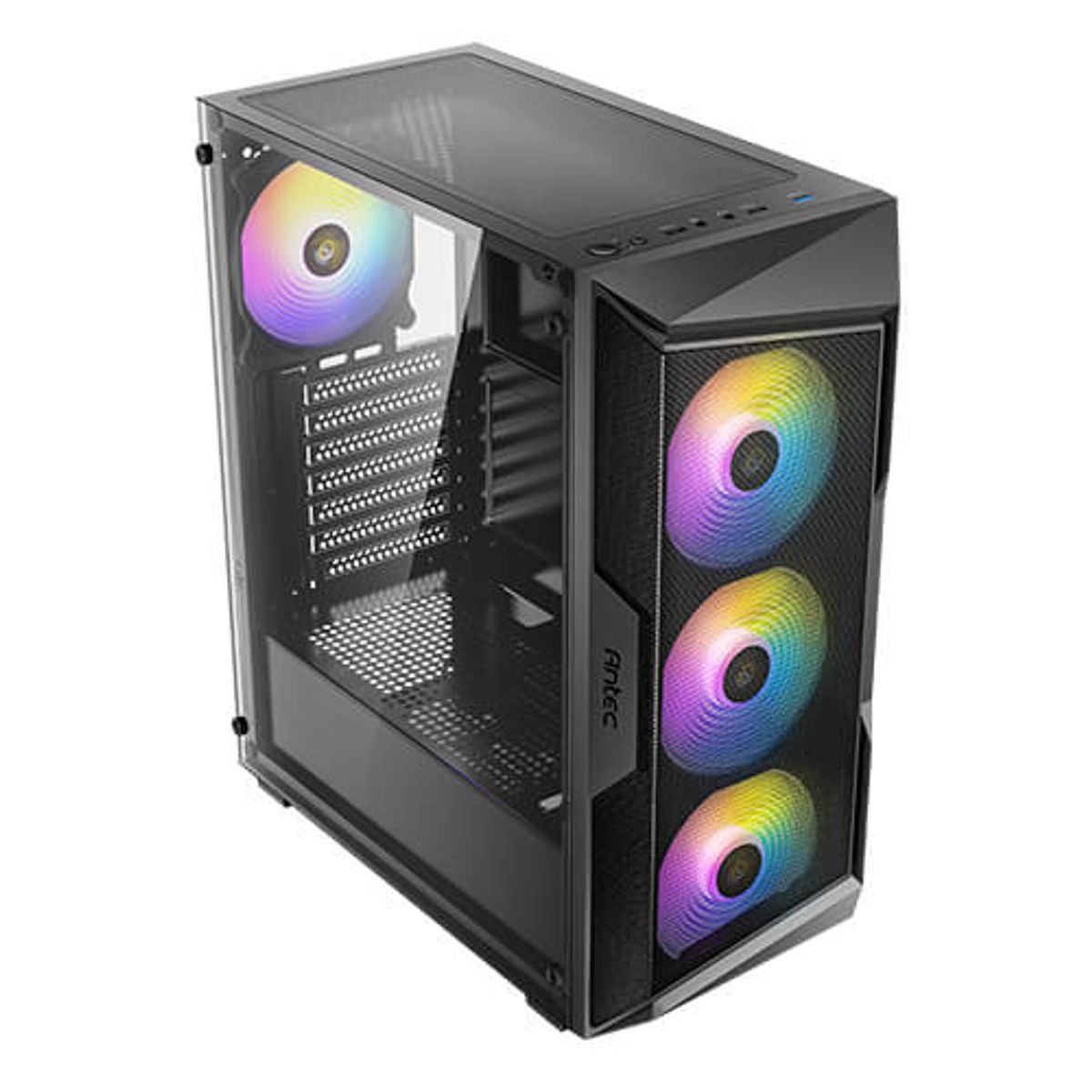 BE QUIET - Gabinete Gamer Antec AX61 Elite, Mid Tower, Vidrio Templado, 4 Ventiladores ARGB, ATX, Micro ATX