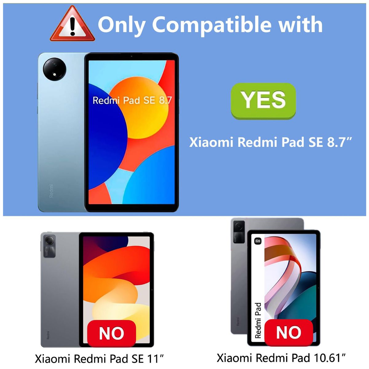 GENERICO - Carcasa Transparente Para Xiaomi Redmi Pad SE 8,7