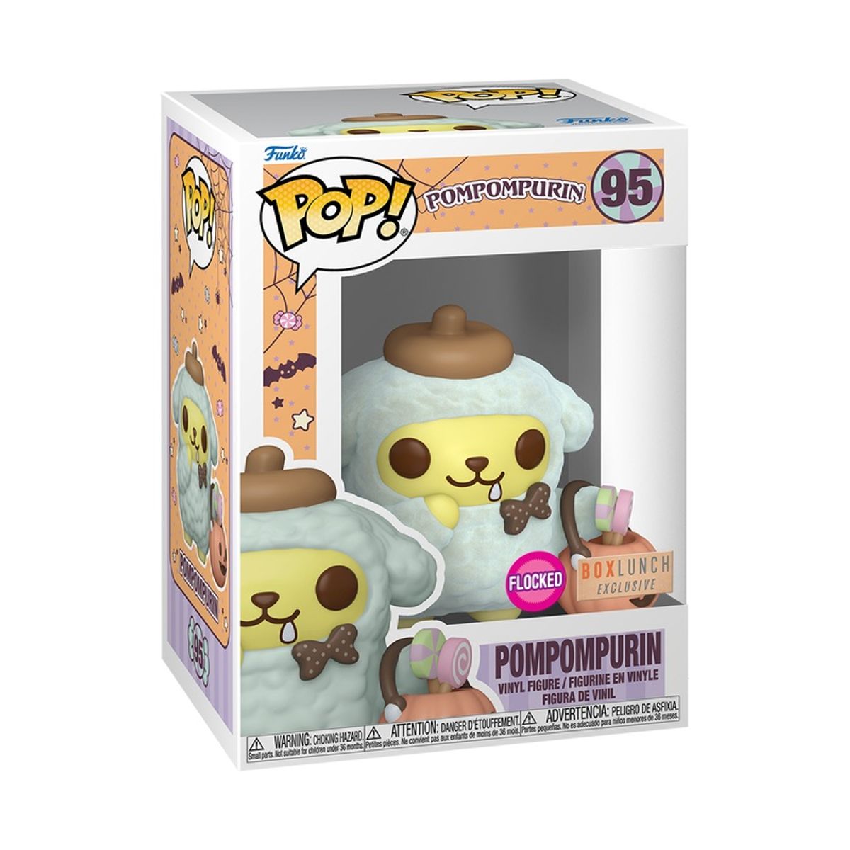 FUNKO - Funko Pop Hello Kitty – Pompompurin Flocked 95 + Protector