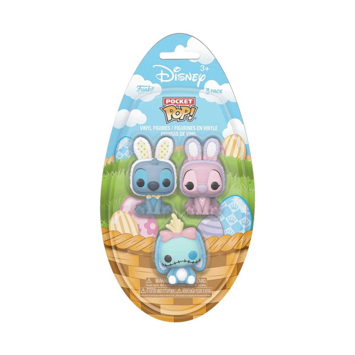 FUNKO - Funko Pocket Pop Disney  Pack Stitch Pascua