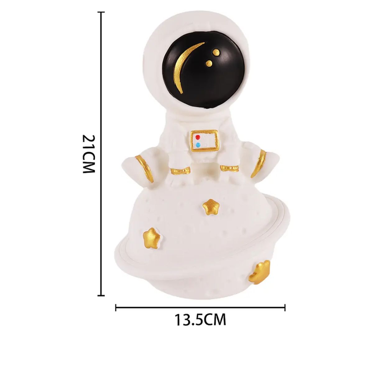 GENERICO - Alcancía de astronauta en saturno  Decoración  Regalo