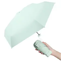 PAGANOOM - Mini sombrilla de viaje para bolso con estuche