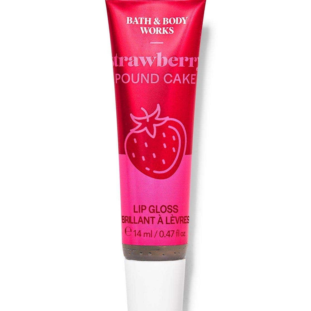 BATH & BODY WORKS - Brillo Labial Bath & Body Works Strawberry Pound Cake