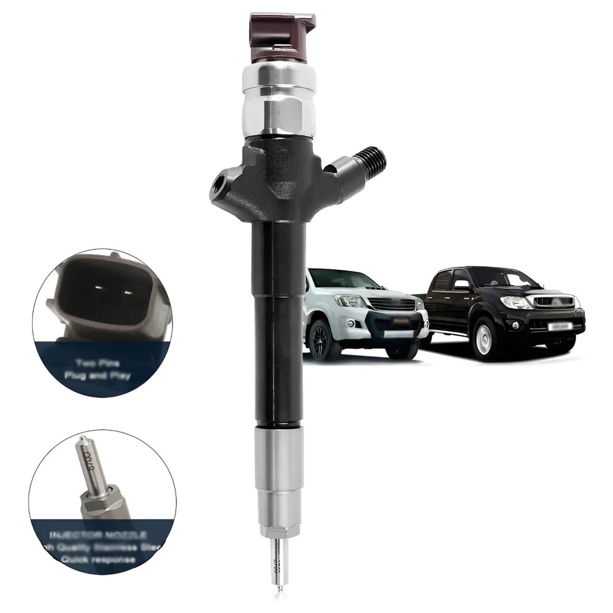 GENERICO - Inyector Para Mitsubishi L200 2.5 2007-2013 Denso Euro4