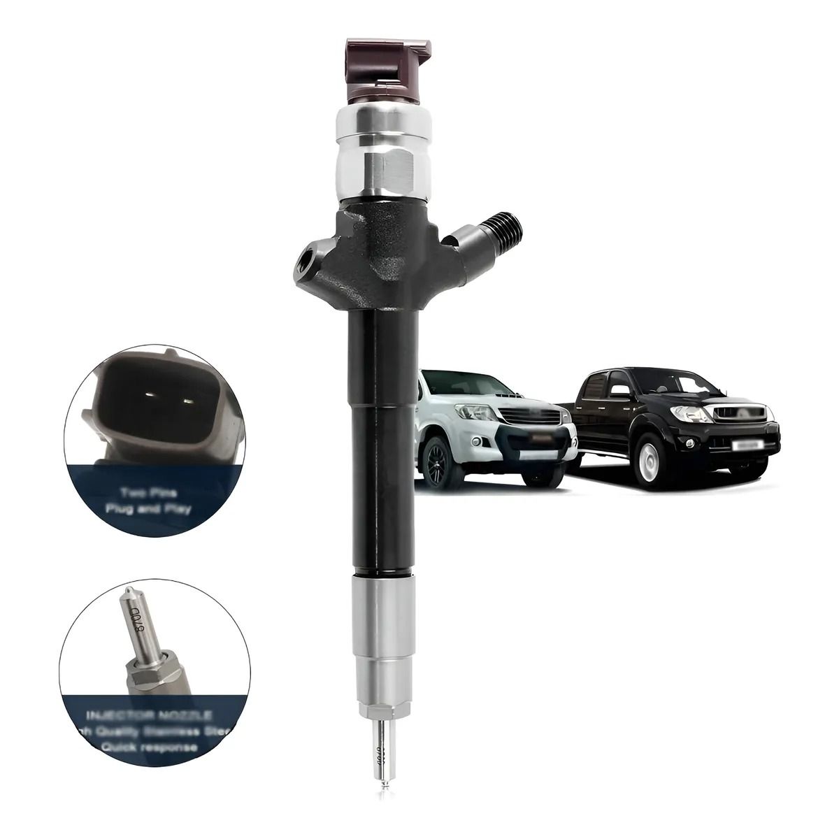 GENERICO - Inyector Para Mitsubishi L200 2.5 2007-2013 Denso Euro4