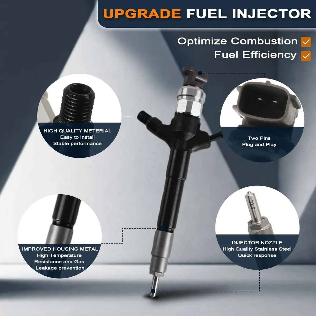 GENERICO - Inyector Para Mitsubishi L200 2.5 2007-2013 Denso Euro4