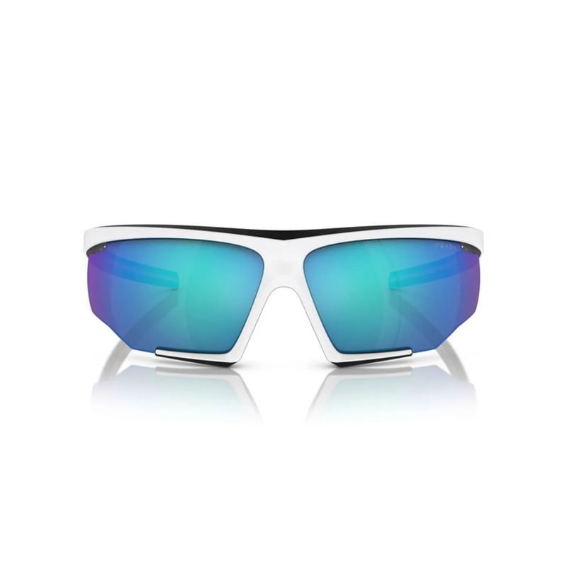 PRADA - Lentes De Sol Prada Linea Rossa Activo SPS 07Y Blanco Azul Hombre