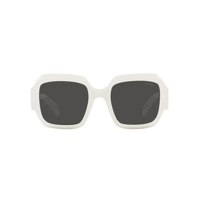 PRADA - Lentes De Sol Prada Símbolo SPR 28Z Blanco Gris Mujer