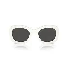 PRADA - Lentes De Sol Símbolo SPR A13 Blanco Gris Mujer