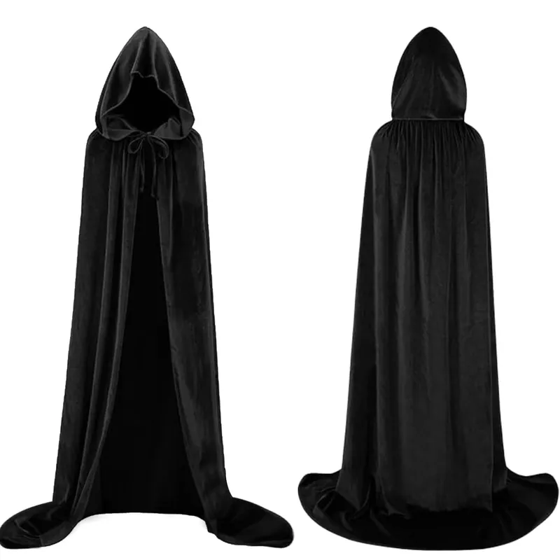 KUANGYE - Capa De Vampiro De Halloween Fiesta De Disfraces Terciopelo