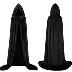 KUANGYE - Capa De Vampiro De Halloween Fiesta De Disfraces Terciopelo