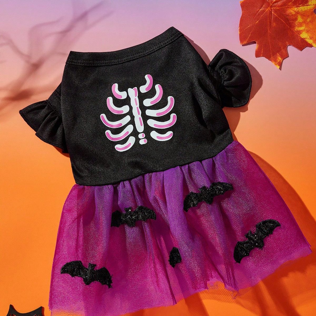 VATYERTY - Disfraz de Perro - Vestido con tutú Morado y Negro M