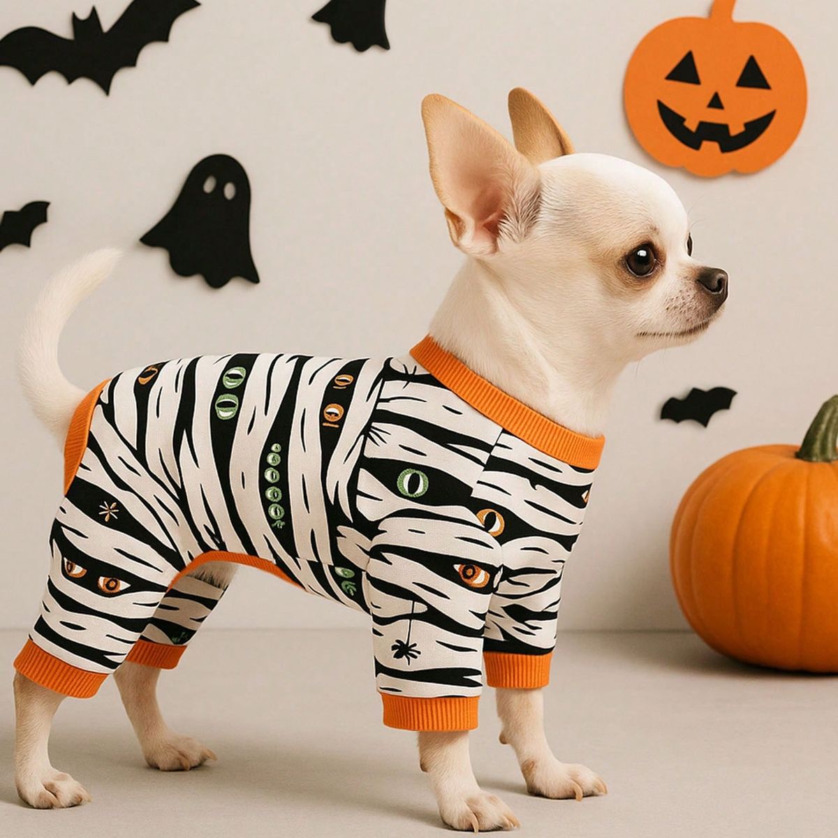 VATYERTY - Disfraz de Perro - Pijama de Momia XL