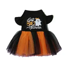 VATYERTY - Disfraz de Perro - Vestido con Tutú Negro y Naranjo S