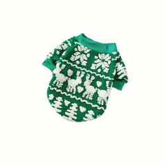 VATYERTY - Chaleco de Navidad para Perro Verde 2XL