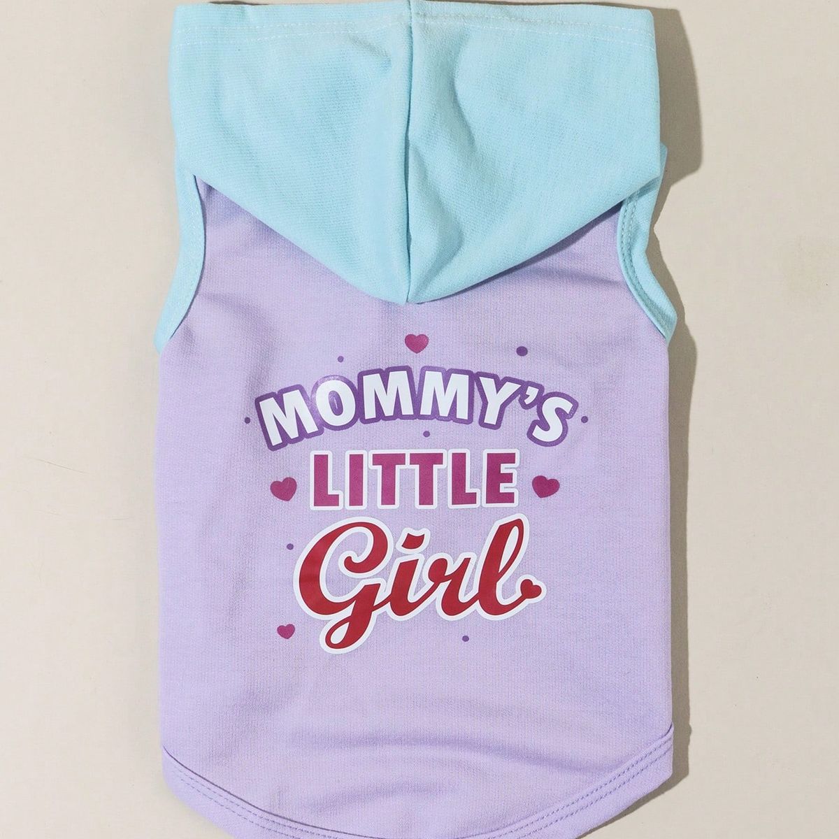 VATYERTY - Polerón de Perro Mommys Little Girl Morado y Celeste XL