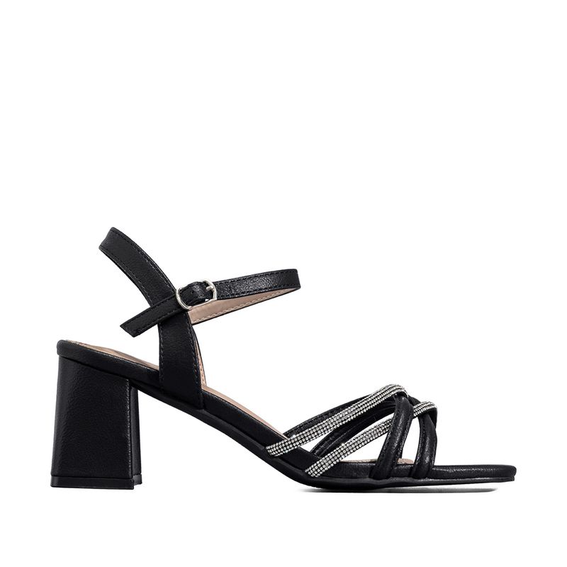 WEIDE - Sandalia Taco Grueso Fiesta Pedrería Mujer Weide YOU239B