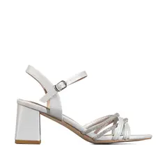 WEIDE - Sandalia Taco Grueso Fiesta Pedrería Mujer YOU239B