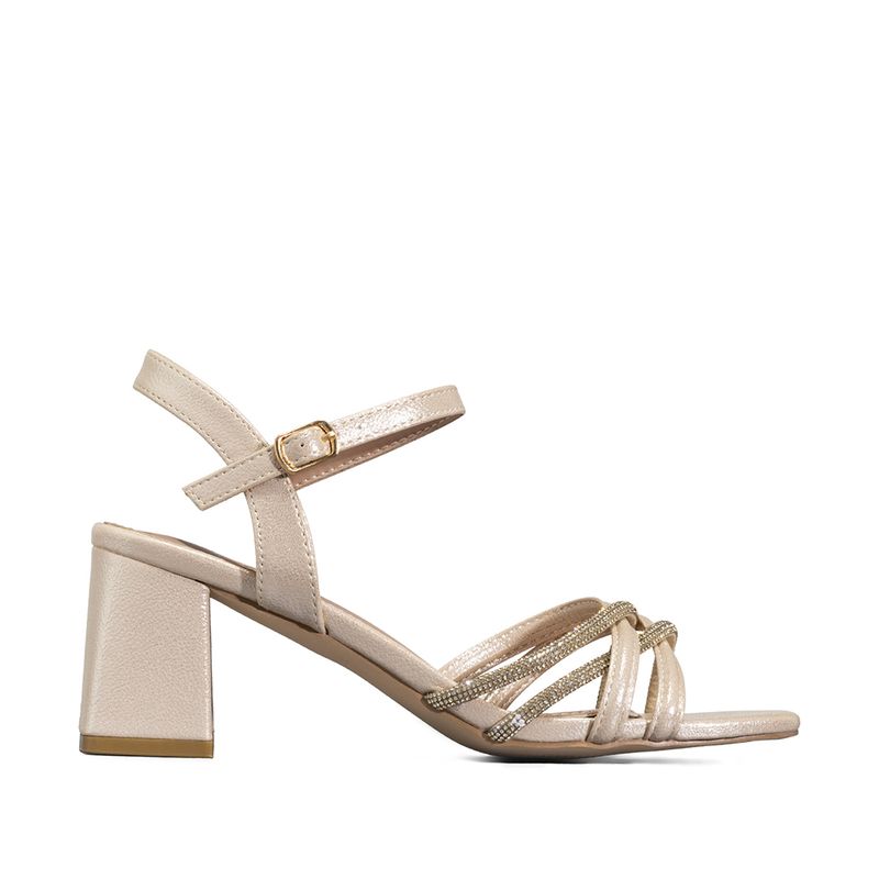 WEIDE - Sandalia Taco Grueso Fiesta Pedrería Mujer Weide YOU239B