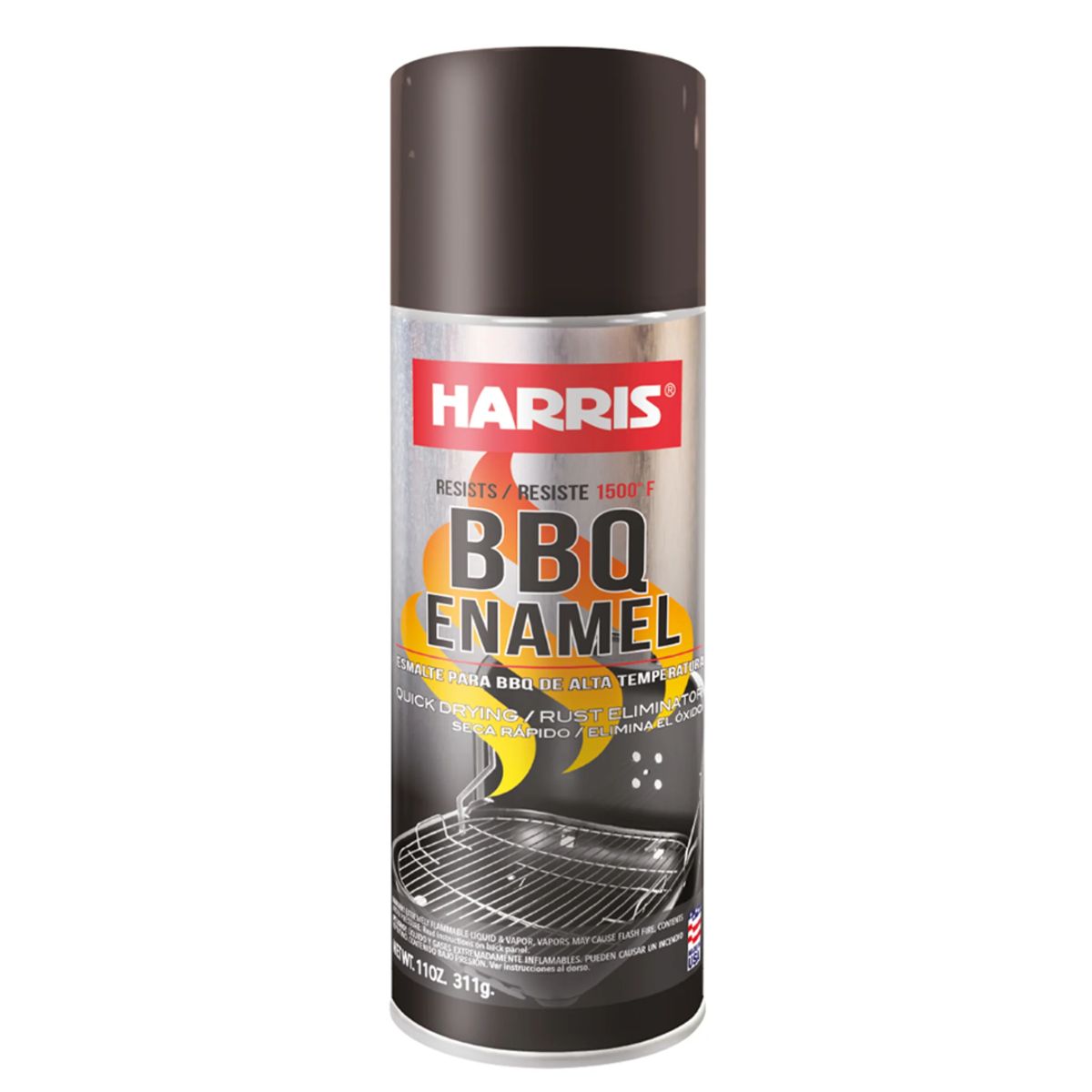 HARRIS - Pintura Spray Alta Temperatura Negro 311gr Para Parrillas