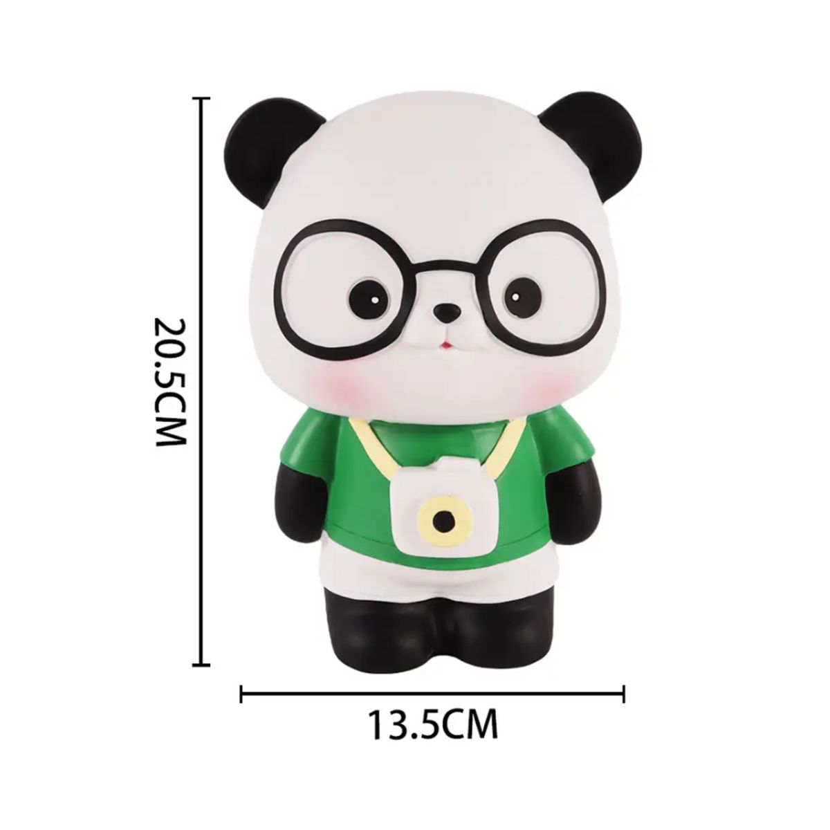 GENERICO - Alcancía de Panda Turista - Decoración - Regalo