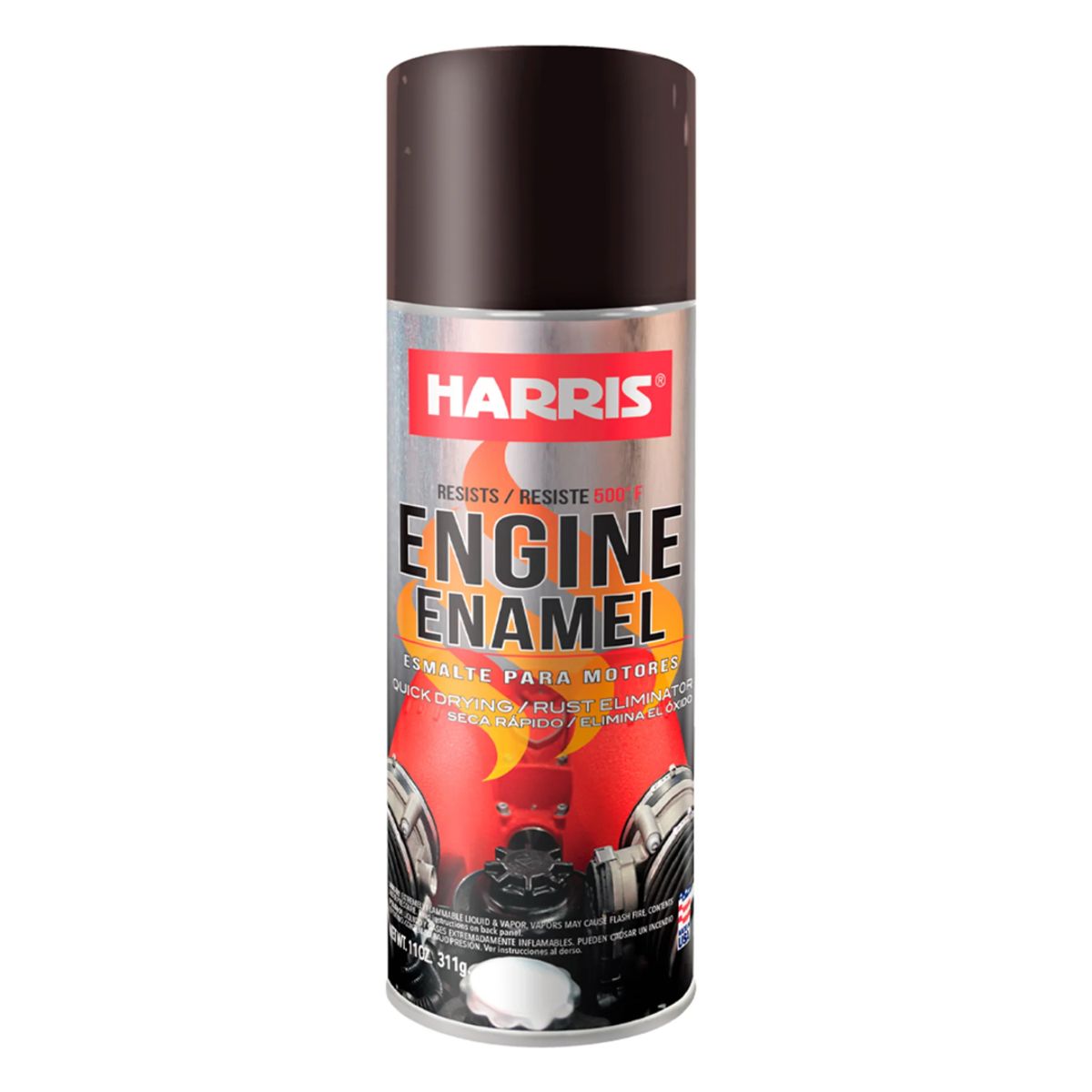 HARRIS - Pintura Spray Alta Temperatura Negro 311gr Para Motores