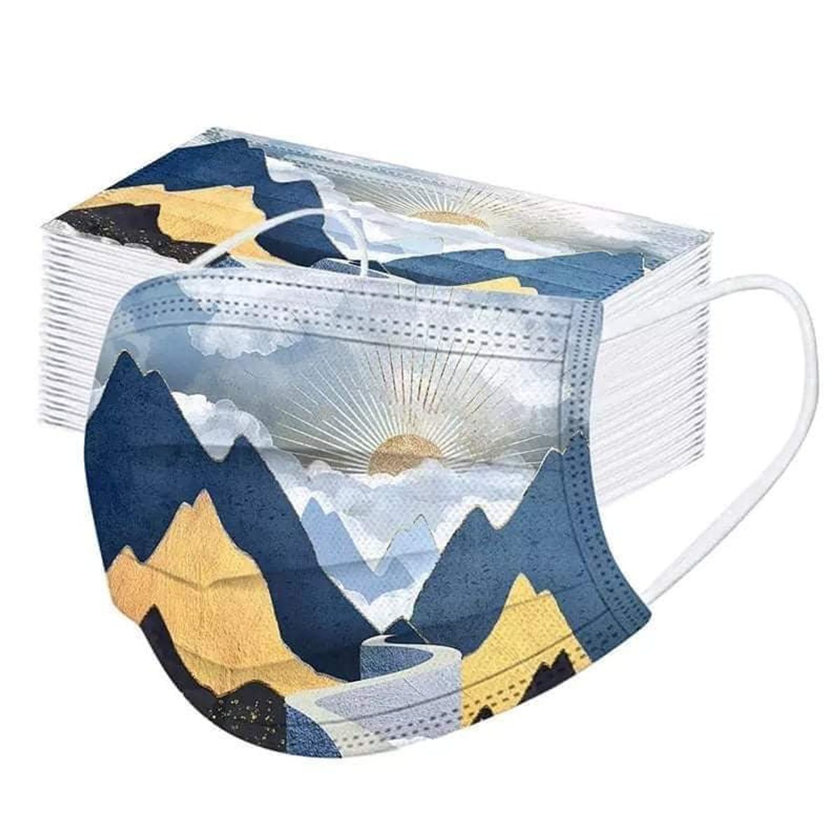 GENERICO - Pack 50 unds mascarillas surtidas diseño 2 modelos.