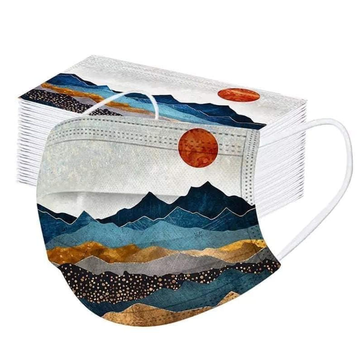 GENERICO - Pack 50 unds mascarillas surtidas diseño 2 modelos.