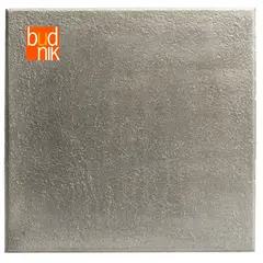 BUDNIK - Baldosa Alta Resistencia Terminación Hormigón Gris 40x40x3.8 cm