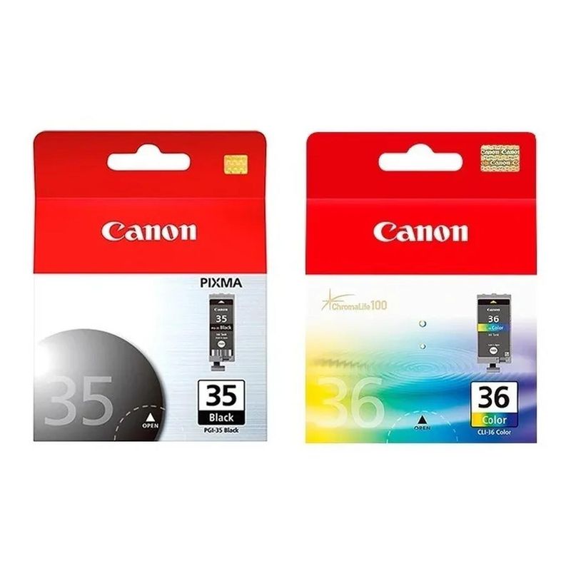 CANON - Cartuchos de Tinta Canon Pg-35/Cl-36 Original Pack