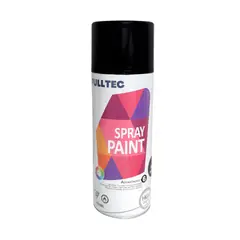 FULLTEC - Pintura Spray Uso General Negro Mate 400ml