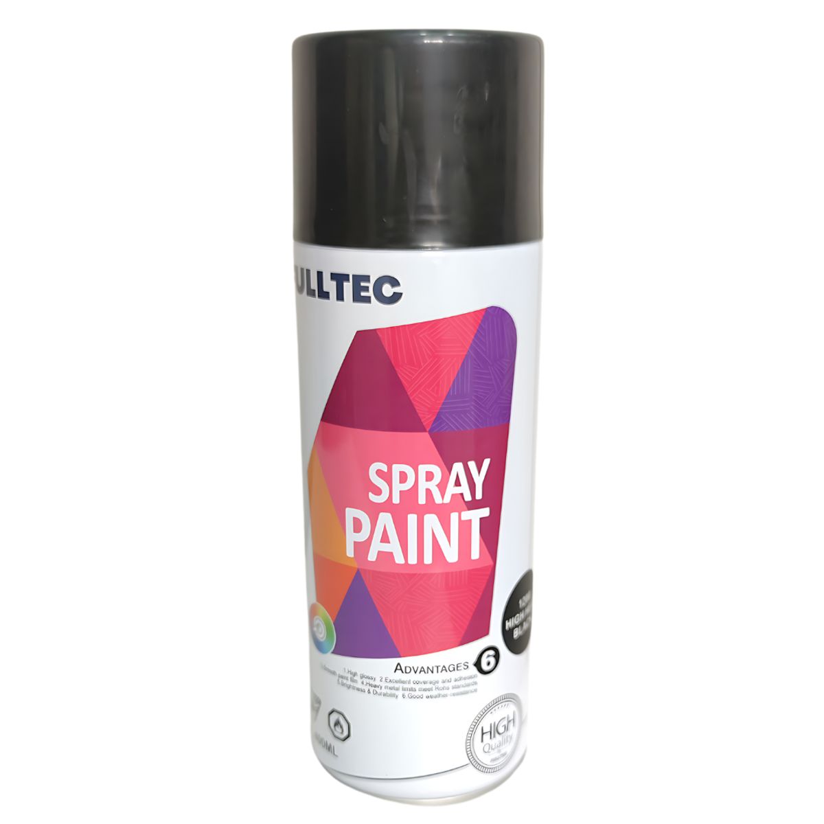 FULLTEC - Pintura Spray Alta Temperatura Negro 400ml Fulltec